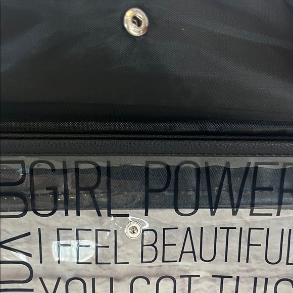 RealHer Black and Transparent Motivational Clutch - Picture 3 of 6